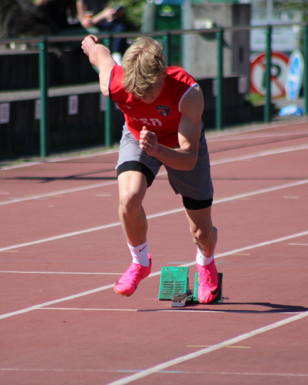 Out of the blocks