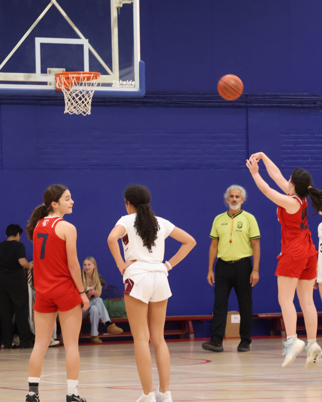 Girls varsity jump shot