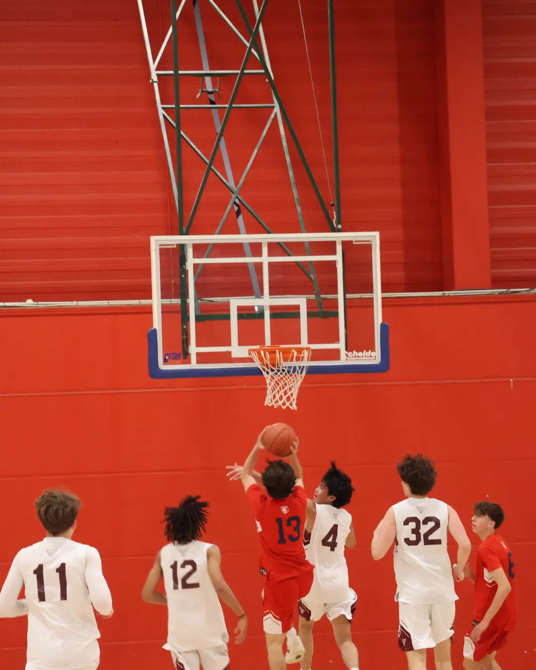 Contested finish at the rim