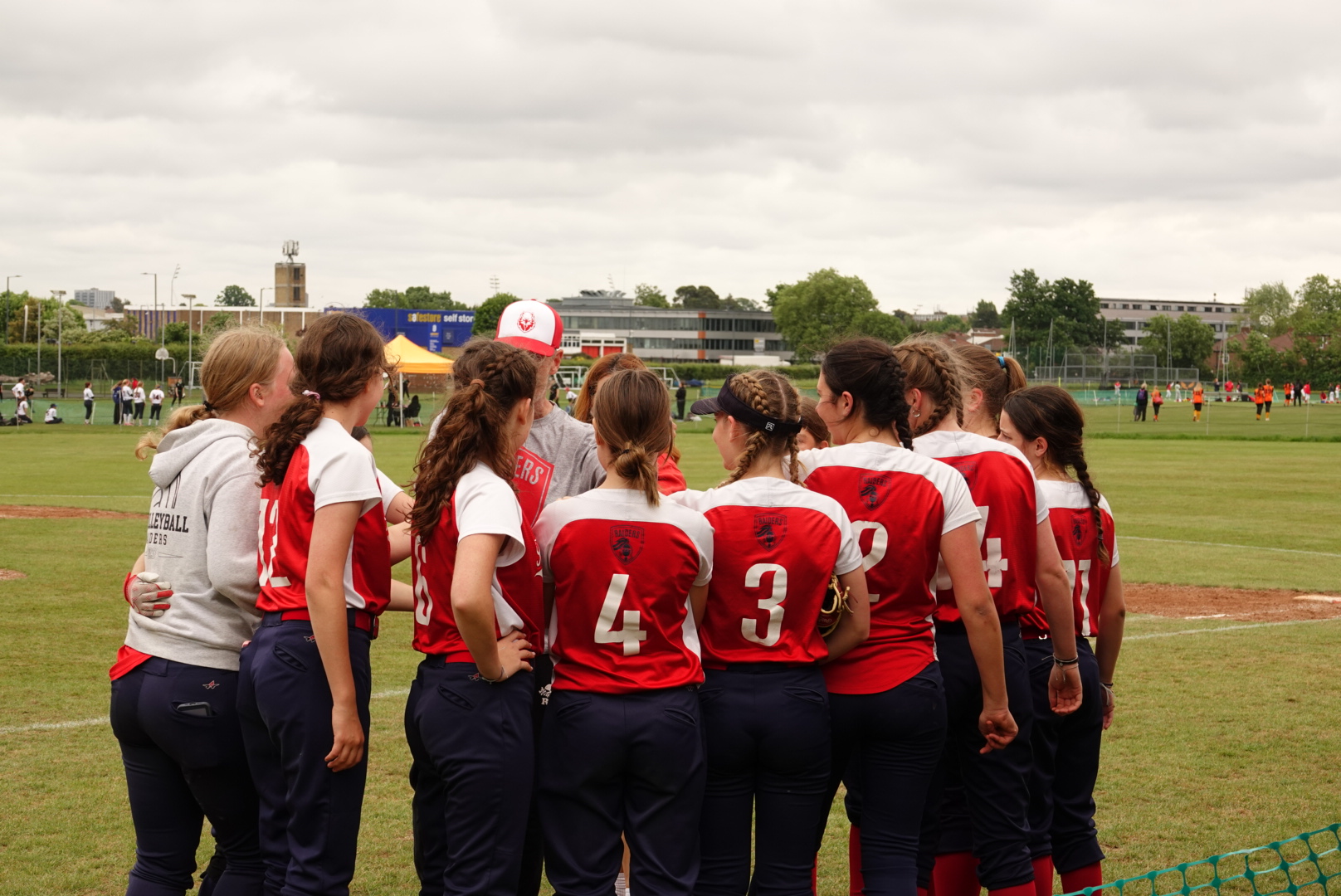 Team huddle