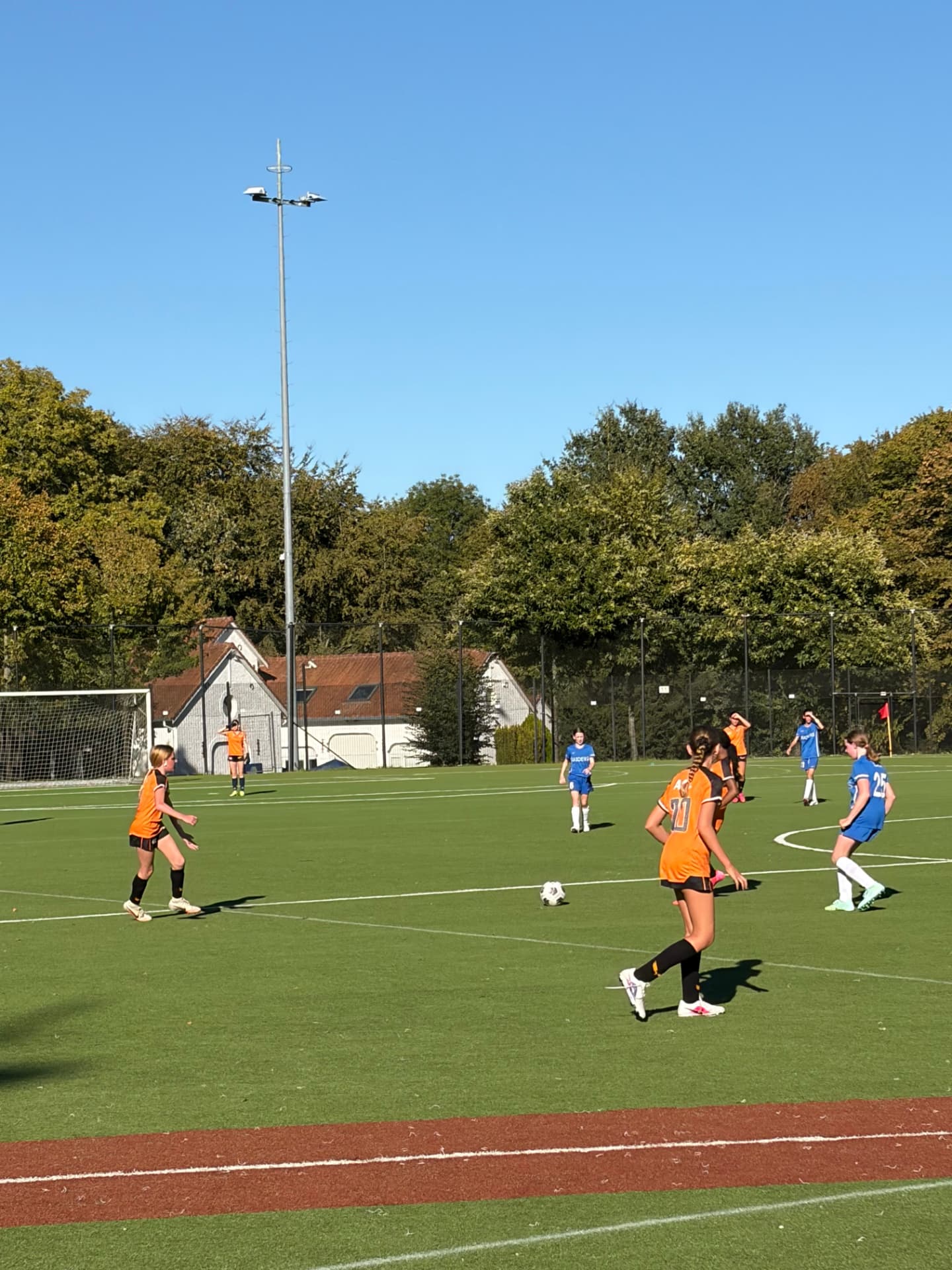 U14 girls soccer match against ASH