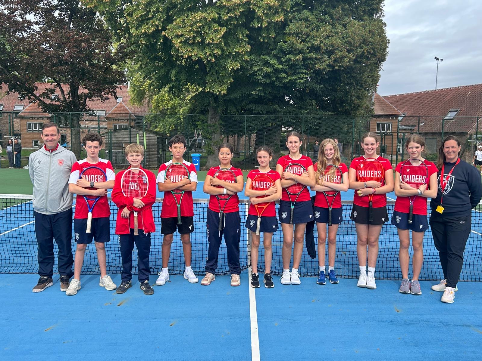 U14 Tennis With a few wins at St. John's over the weekend