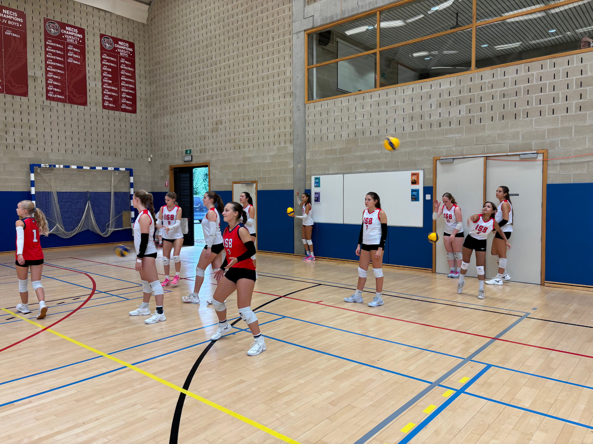 JV and Varsity Girls Volleyball in Annual Tournament in Antwerp