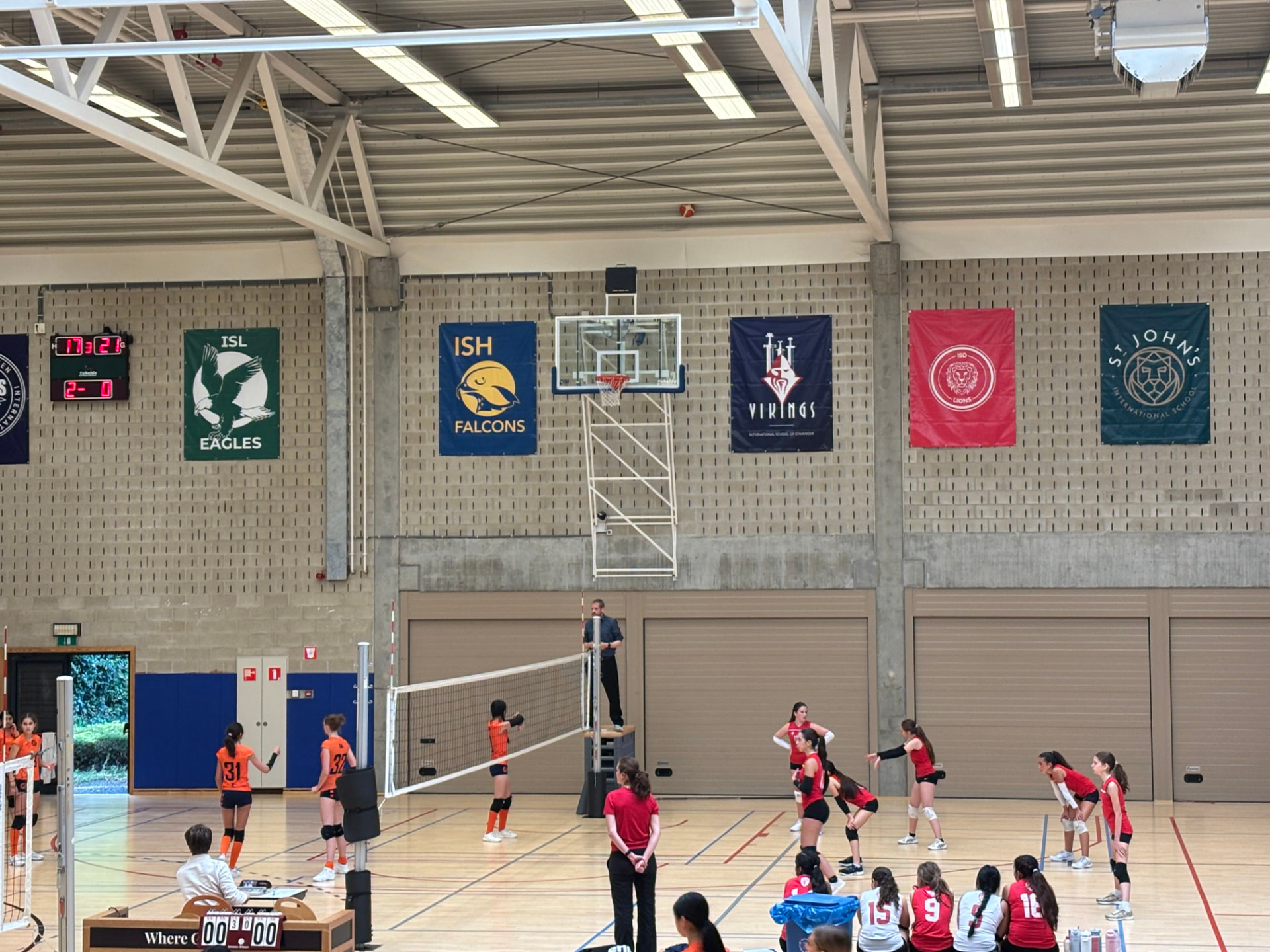 JV and Varsity Girls Volleyball in Annual Tournament in Antwerp