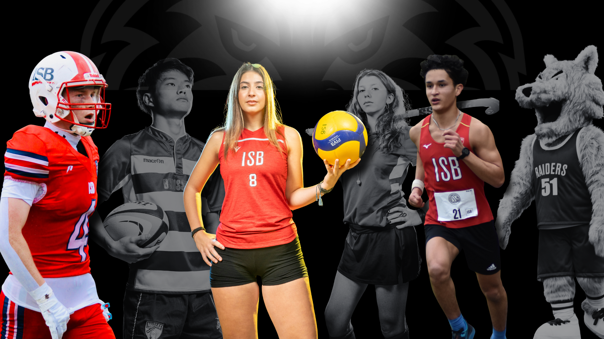 ISB Raiders athletes across several sports