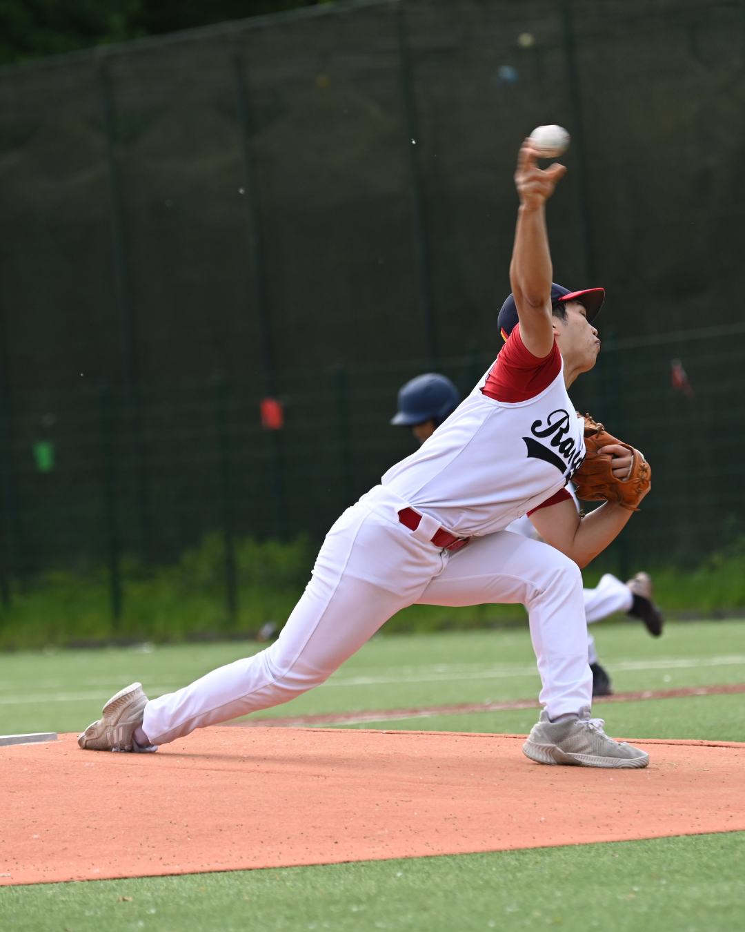 Delivering from the mound