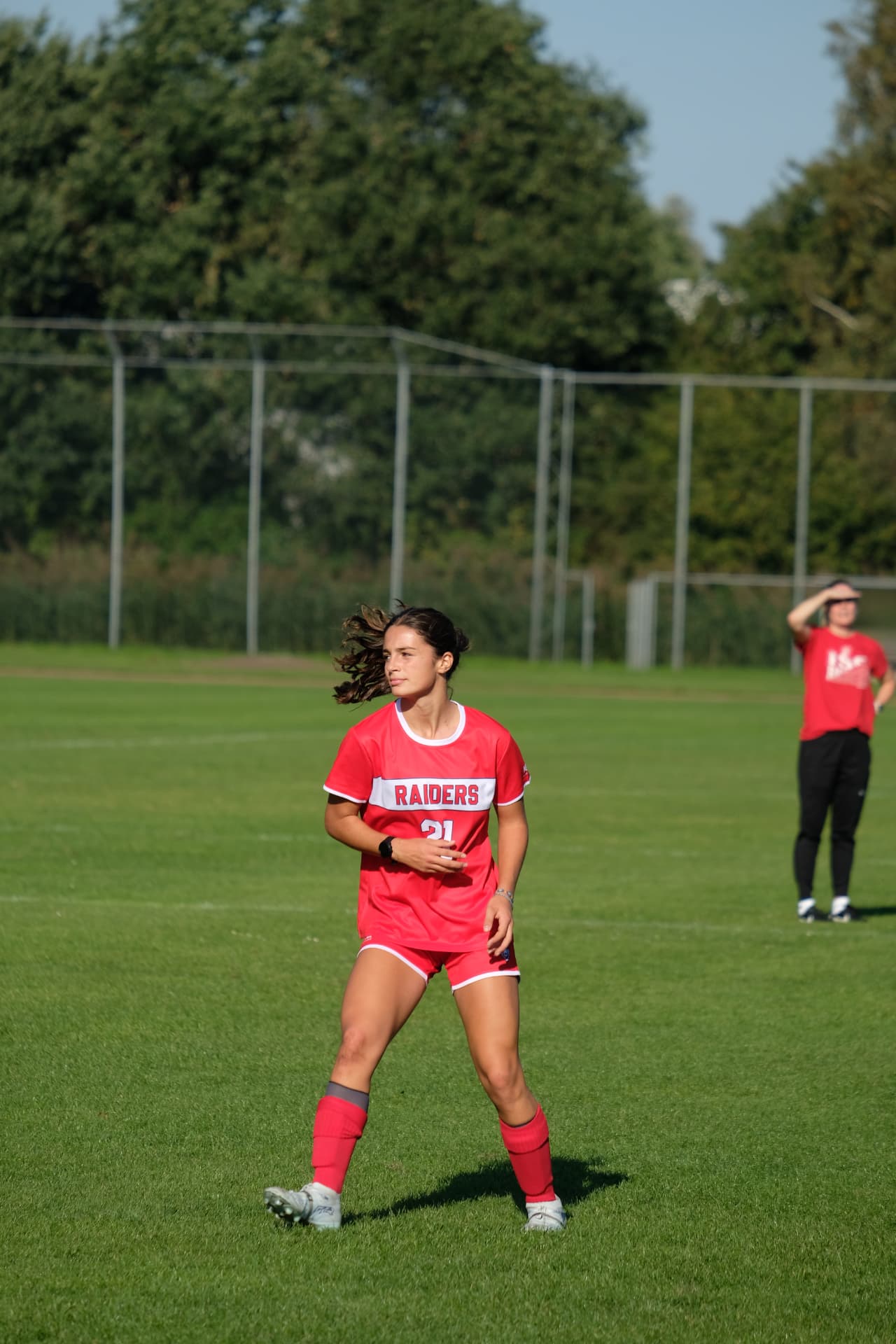 Varsity Girls Soccer action against ASH