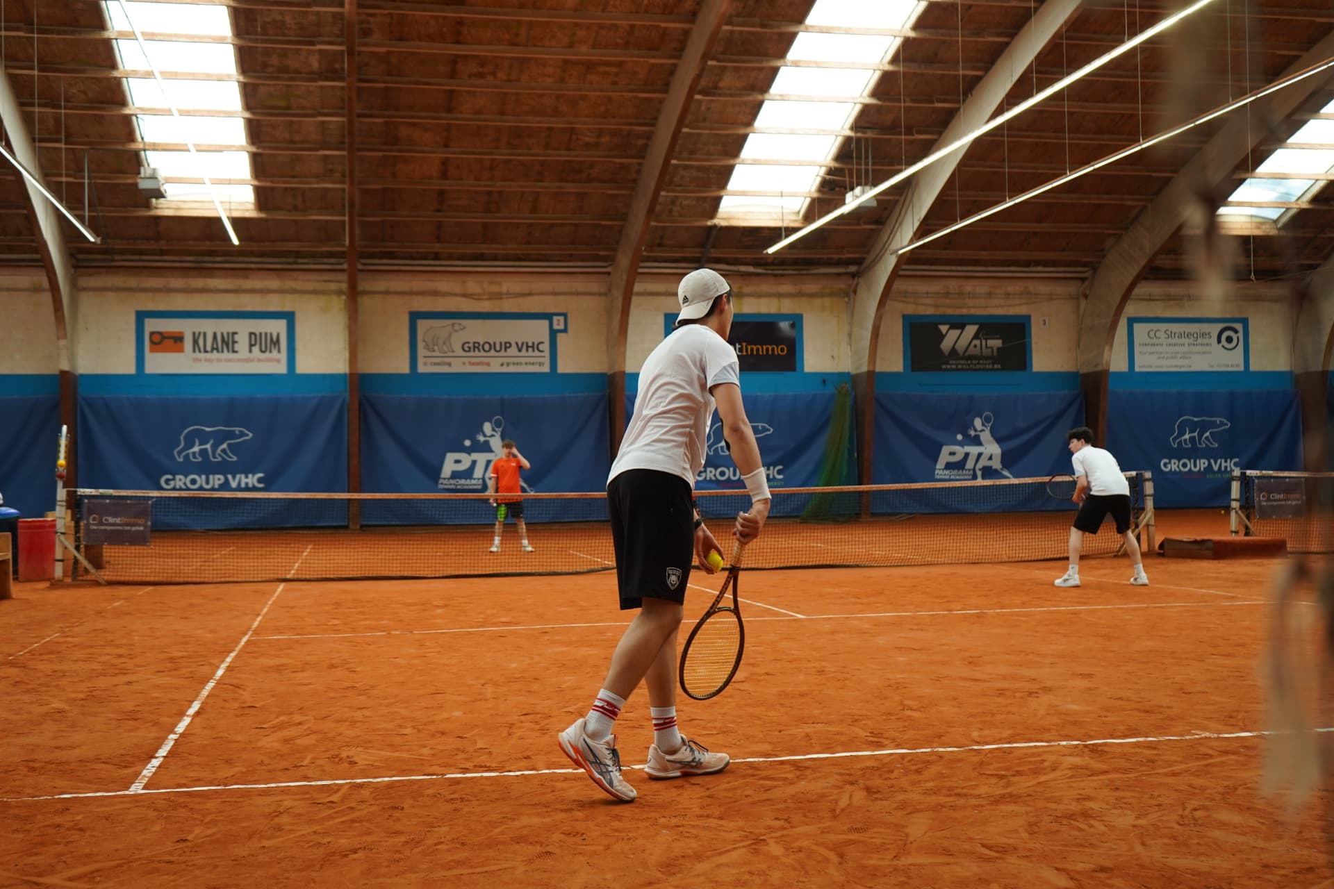 Match day at the courts