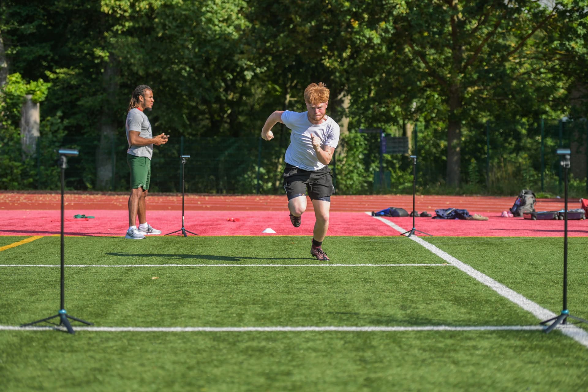 Sprint testing through the timing gates
