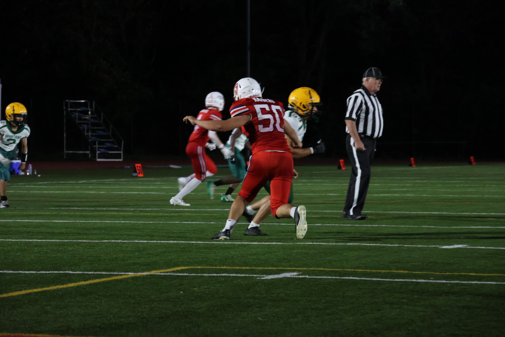 Raiders Football action against SHAPE