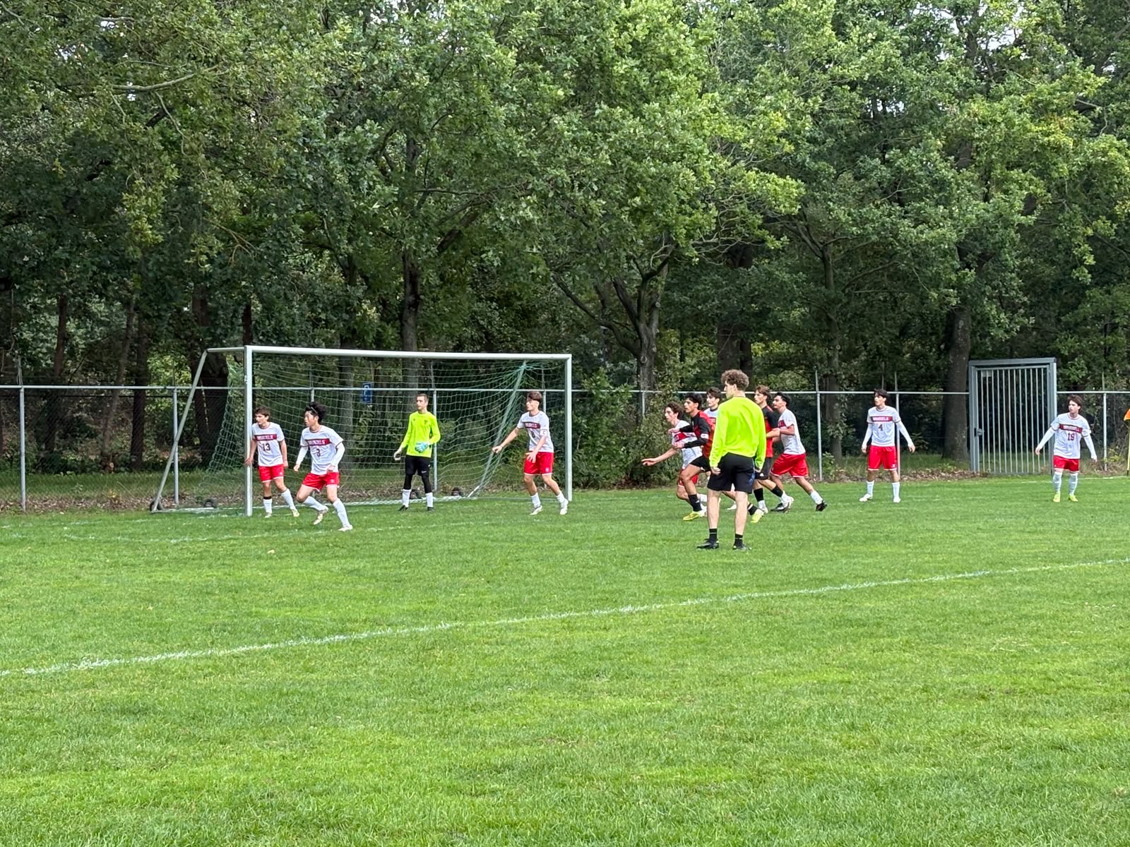 Varsity Boys Soccer on the road at St. John's and The Hague.