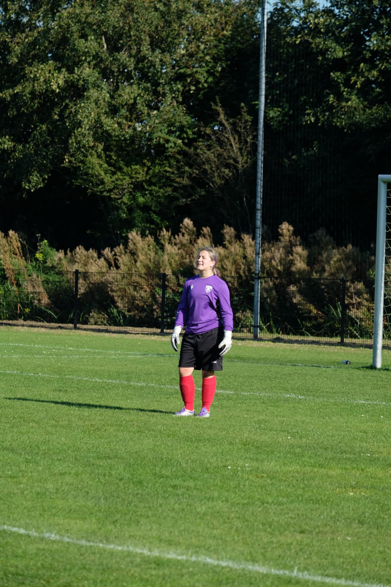 Varsity Girls Soccer action against ASH